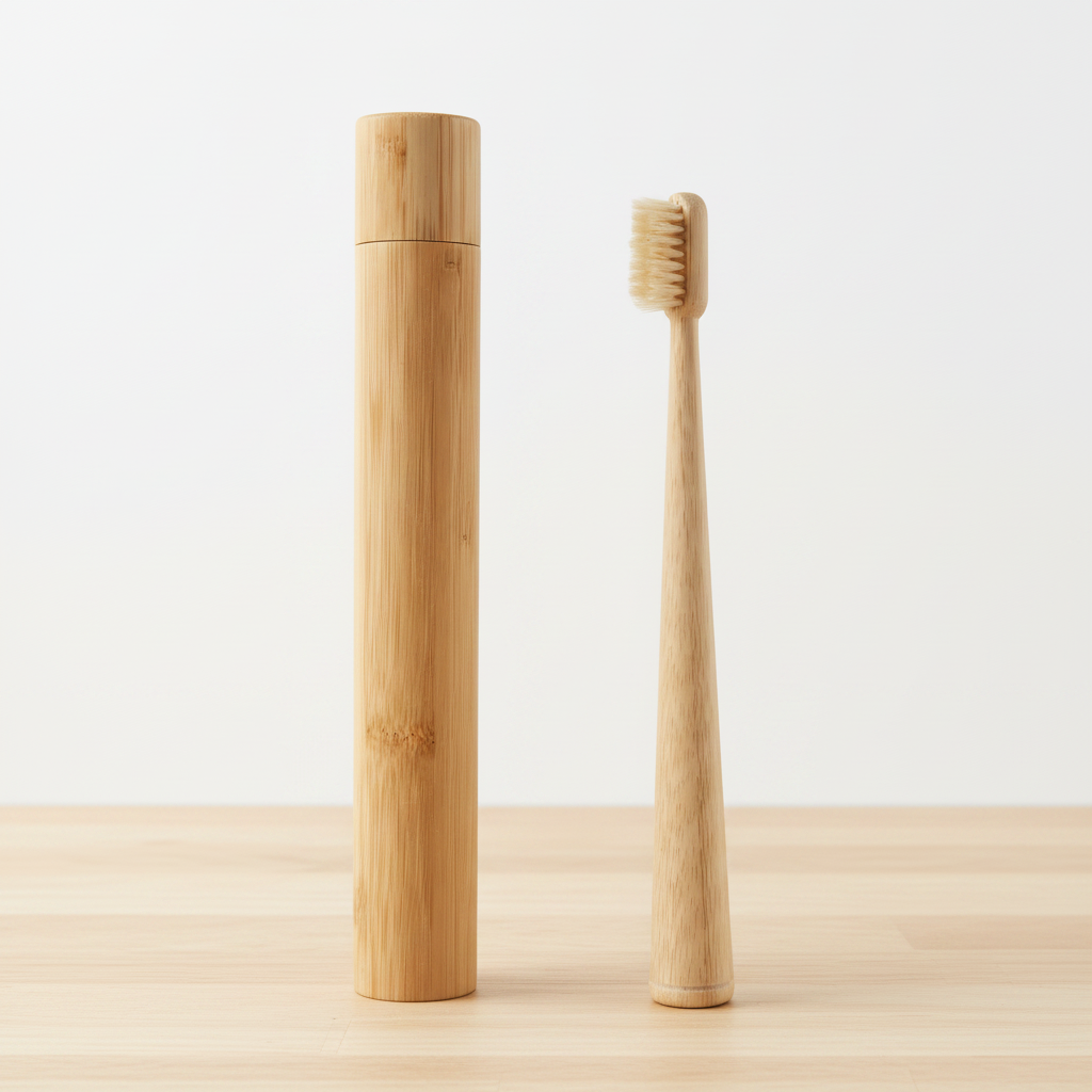 Bamboo & Natural Bristle Toothbrush | Boar or Horse Hair