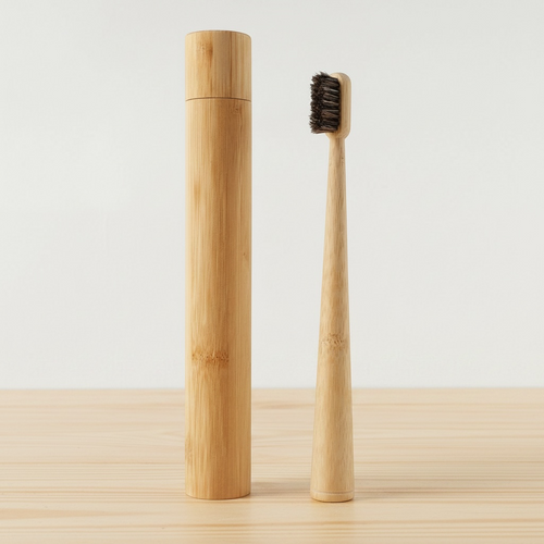 Bamboo & Natural Bristle Toothbrush | Boar or Horse Hair