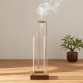 Inverted Glass Incense Burner
