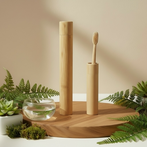 Bamboo & Natural Bristle Toothbrush | Boar or Horse Hair