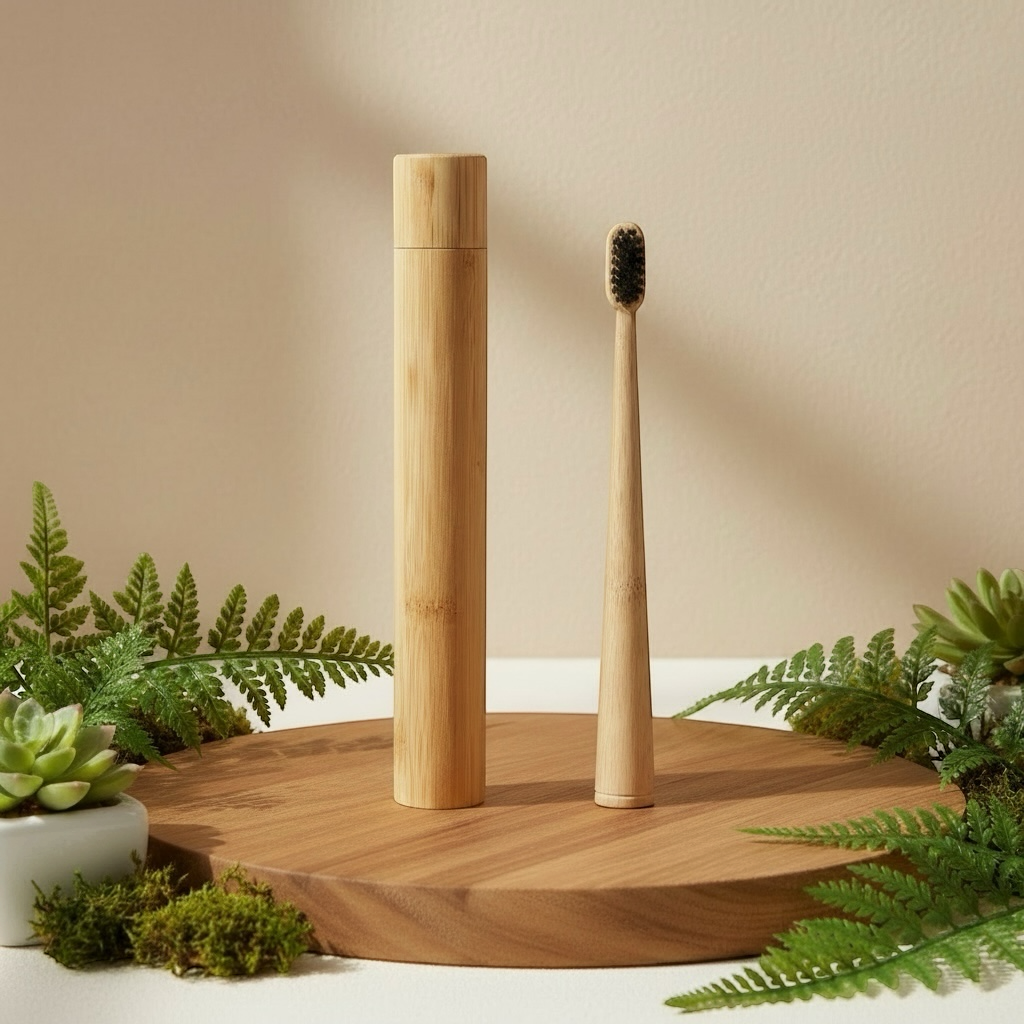 Bamboo & Natural Bristle Toothbrush | Boar or Horse Hair