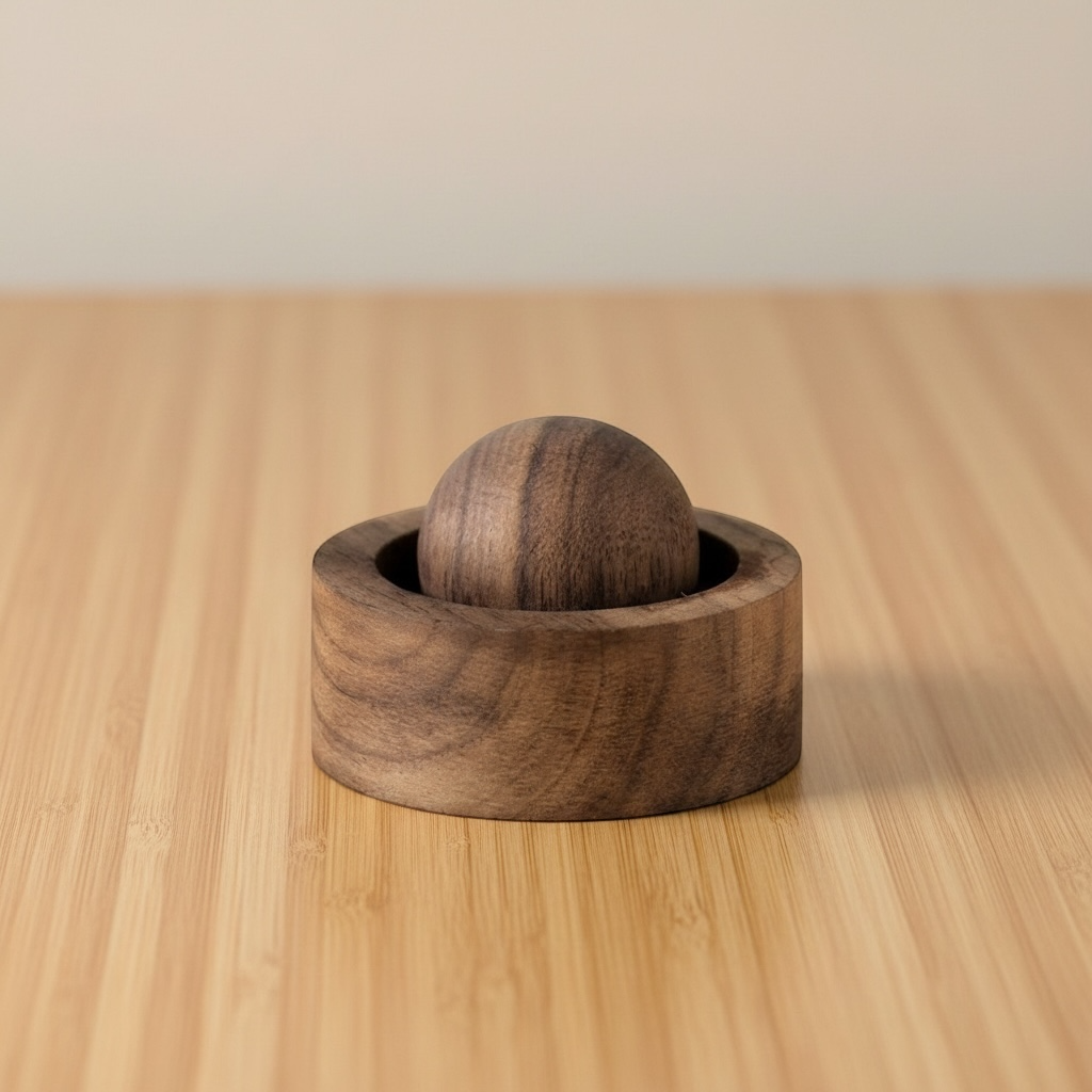 Zen Sphere Solid Wood Essential Oil Diffuser